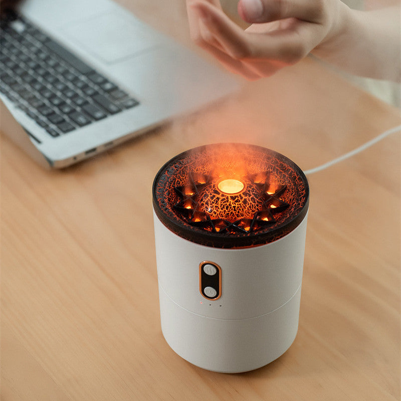 Volcanic Aroma Oil Diffuser Flame